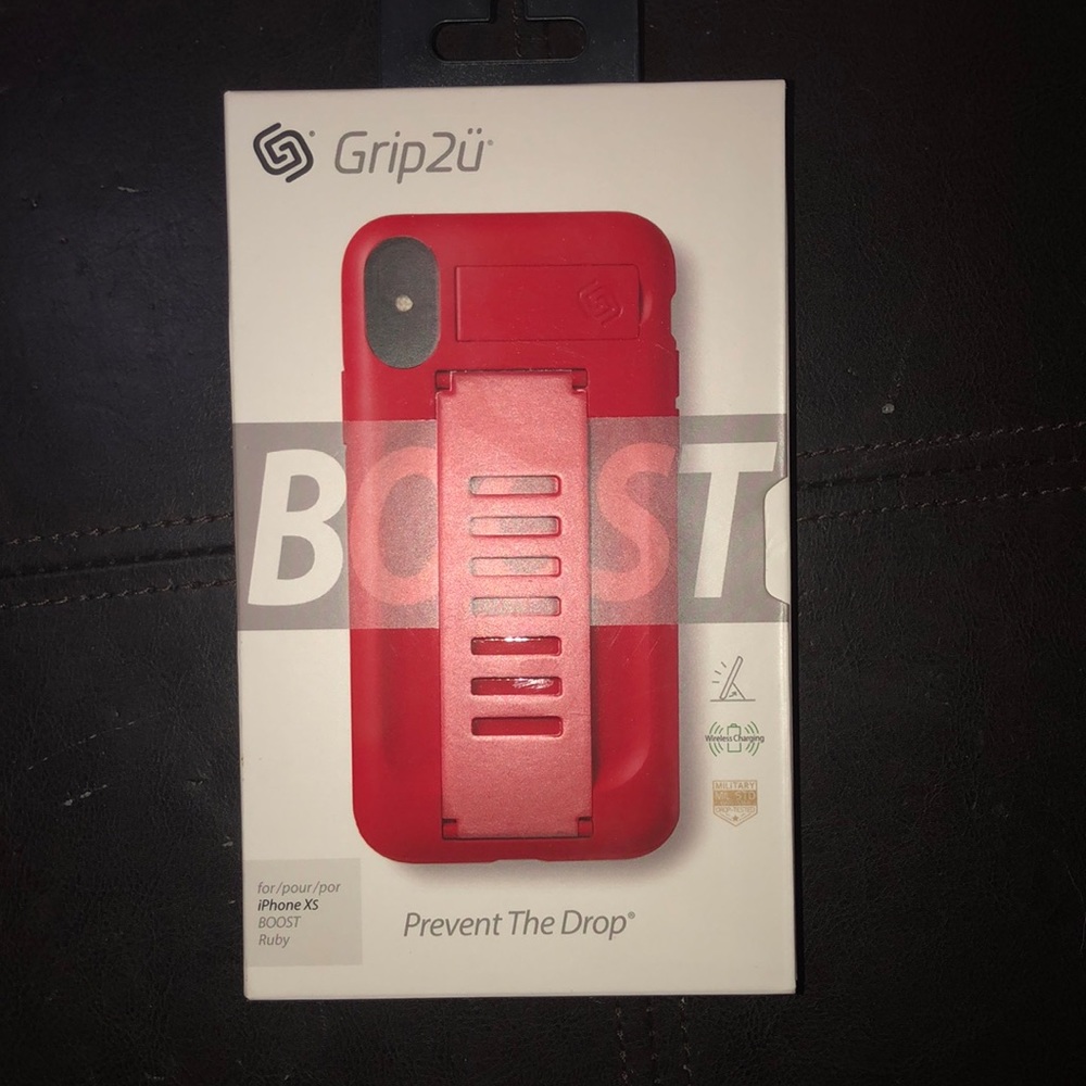 Grip2ü Red IPhone XS Boost Phone Case
